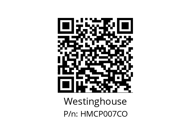   Westinghouse HMCP007CO