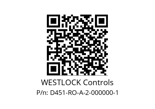   WESTLOCK Controls D451-RO-A-2-000000-1