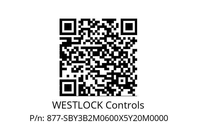   WESTLOCK Controls 877-SBY3B2M0600X5Y20M0000