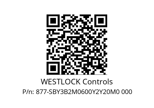   WESTLOCK Controls 877-SBY3B2M0600Y2Y20M0 000