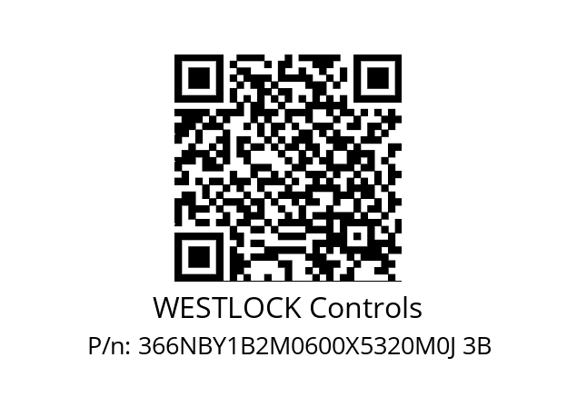   WESTLOCK Controls 366NBY1B2M0600X5320M0J 3B