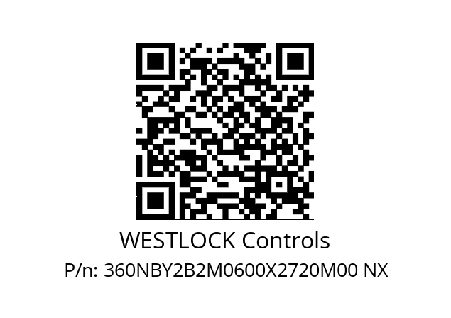   WESTLOCK Controls 360NBY2B2M0600X2720M00 NX