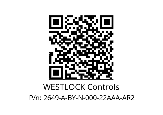   WESTLOCK Controls 2649-A-BY-N-000-22AAA-AR2