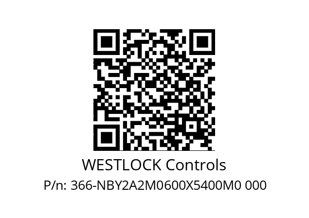   WESTLOCK Controls 366-NBY2A2M0600X5400M0 000