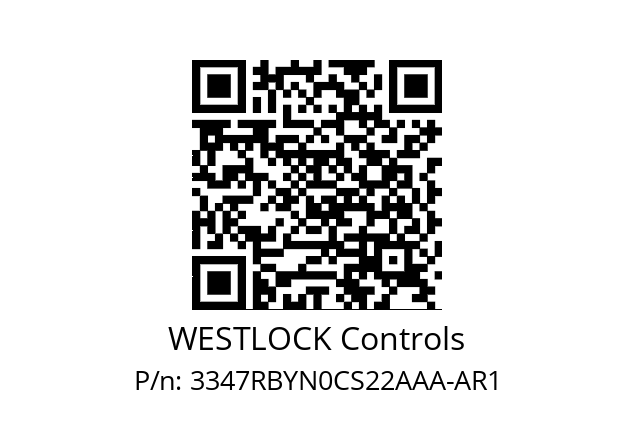   WESTLOCK Controls 3347RBYN0CS22AAA-AR1