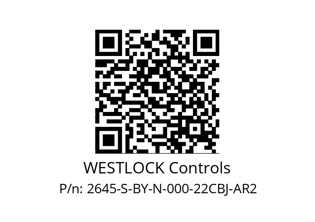   WESTLOCK Controls 2645-S-BY-N-000-22CBJ-AR2