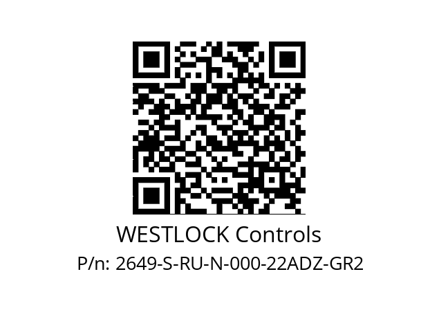   WESTLOCK Controls 2649-S-RU-N-000-22ADZ-GR2