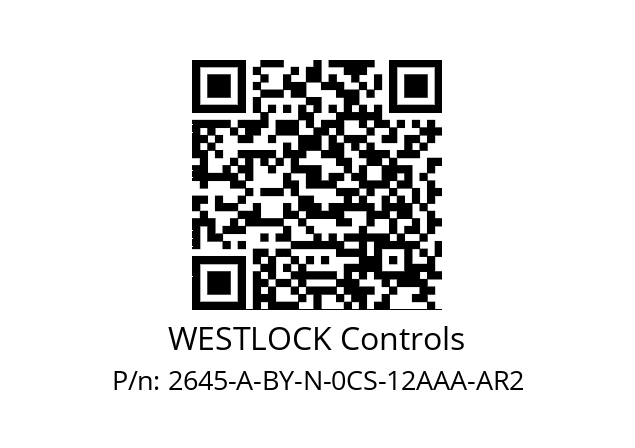   WESTLOCK Controls 2645-A-BY-N-0CS-12AAA-AR2