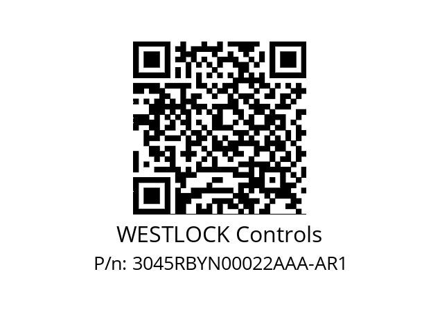   WESTLOCK Controls 3045RBYN00022AAA-AR1