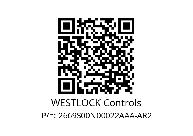   WESTLOCK Controls 2669S00N00022AAA-AR2