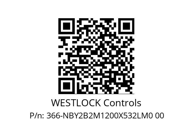   WESTLOCK Controls 366-NBY2B2M1200X532LM0 00