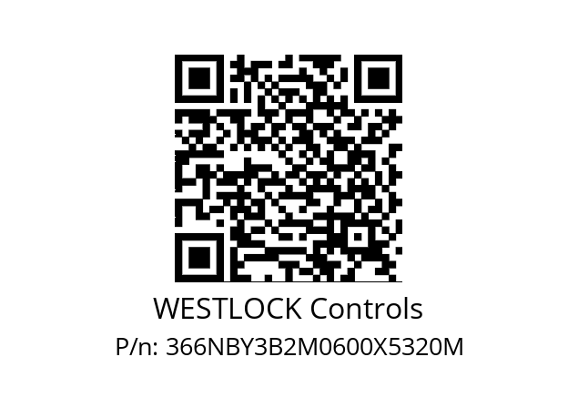   WESTLOCK Controls 366NBY3B2M0600X5320M