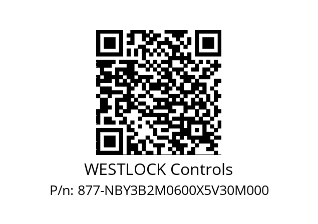   WESTLOCK Controls 877-NBY3B2M0600X5V30M000