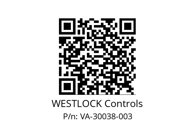   WESTLOCK Controls VA-30038-003