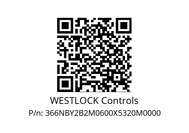   WESTLOCK Controls 366NBY2B2M0600X5320M0000