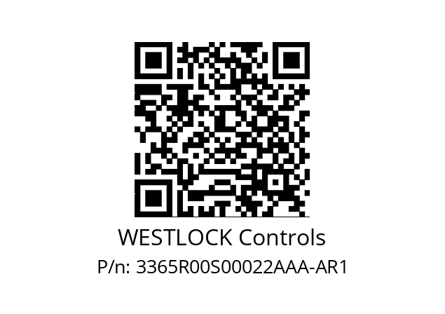   WESTLOCK Controls 3365R00S00022AAA-AR1