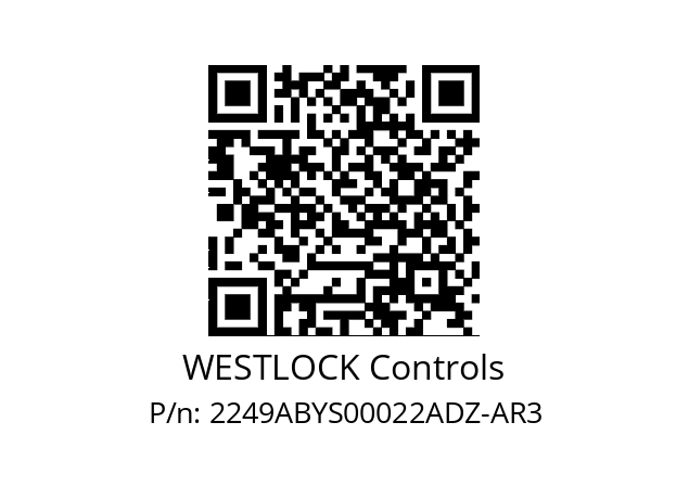   WESTLOCK Controls 2249ABYS00022ADZ-AR3