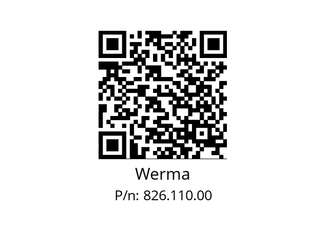   Werma 826.110.00