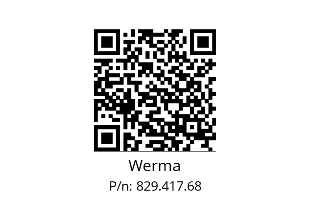   Werma 829.417.68