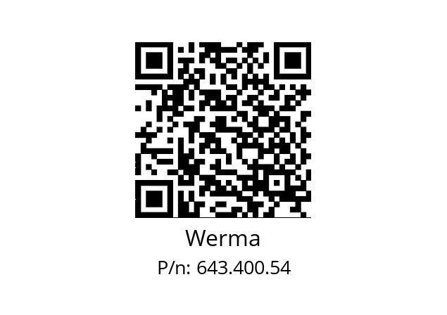   Werma 643.400.54