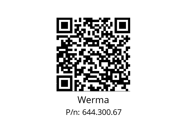   Werma 644.300.67