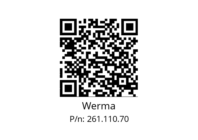   Werma 261.110.70