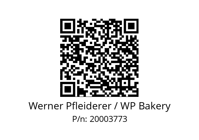   Werner Pfleiderer / WP Bakery 20003773