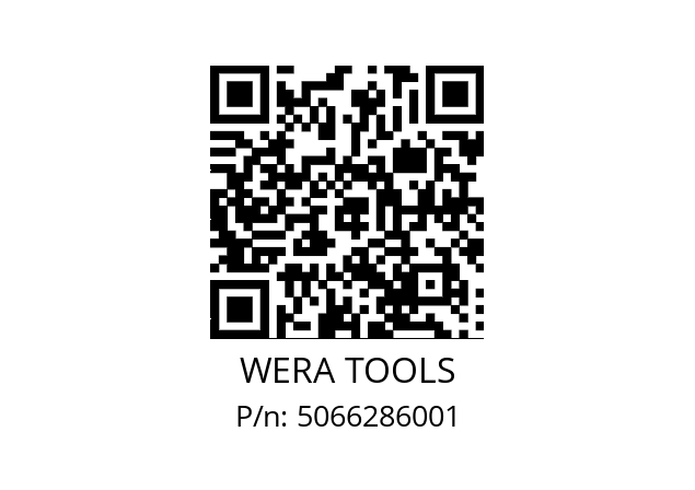   WERA TOOLS 5066286001