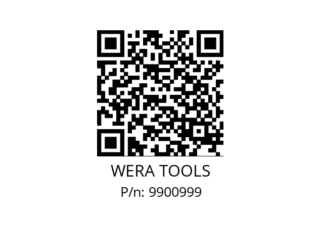   WERA TOOLS 9900999