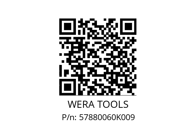   WERA TOOLS 57880060K009