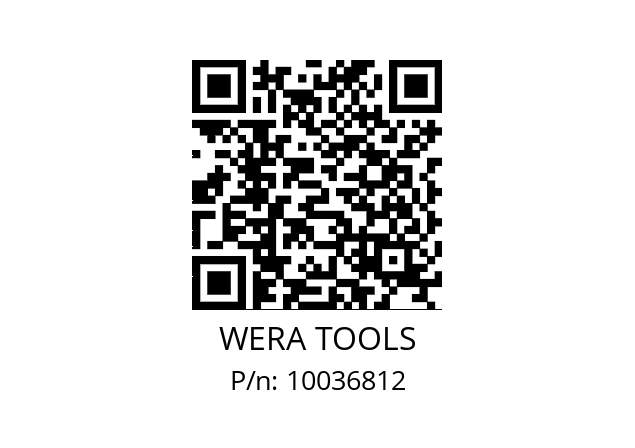   WERA TOOLS 10036812