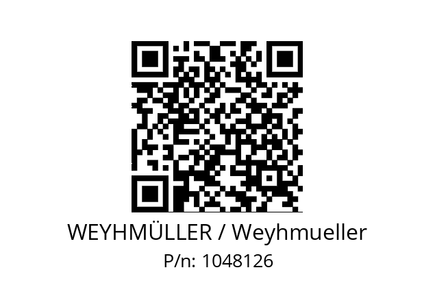   WEYHMÜLLER / Weyhmueller 1048126