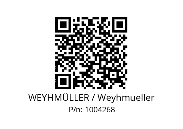   WEYHMÜLLER / Weyhmueller 1004268