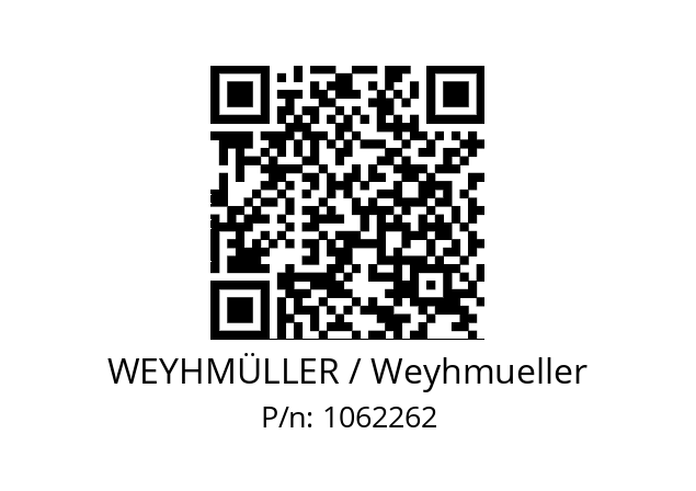   WEYHMÜLLER / Weyhmueller 1062262