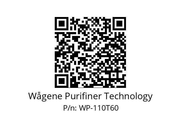   Wågene Purifiner Technology WP-110T60