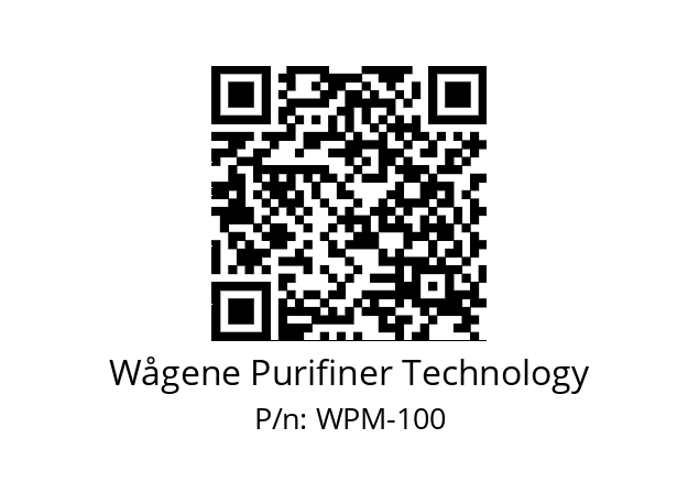   Wågene Purifiner Technology WPM-100