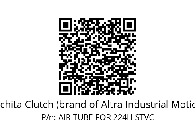   Wichita Clutch (brand of Altra Industrial Motion) AIR TUBE FOR 224H STVC