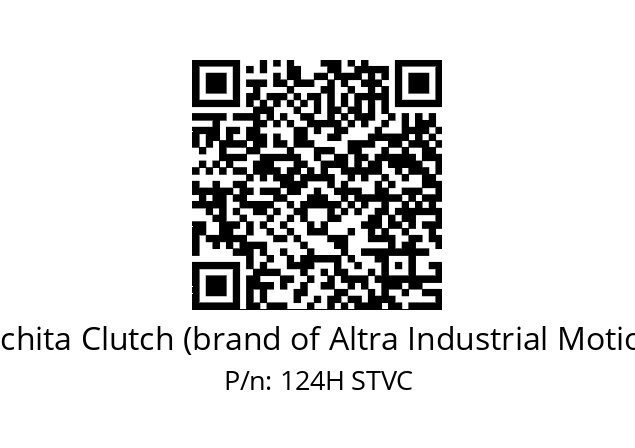   Wichita Clutch (brand of Altra Industrial Motion) 124H STVC