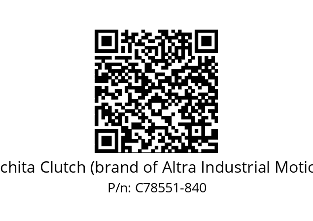   Wichita Clutch (brand of Altra Industrial Motion) C78551-840