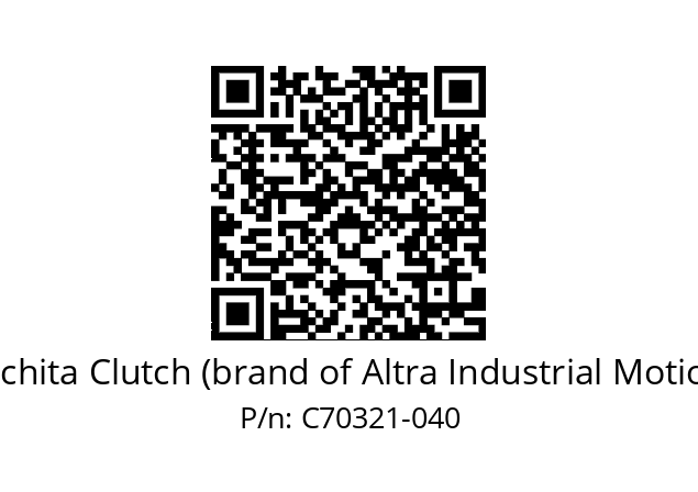   Wichita Clutch (brand of Altra Industrial Motion) C70321-040