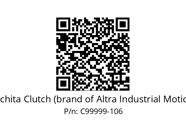   Wichita Clutch (brand of Altra Industrial Motion) C99999-106