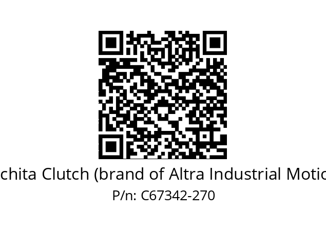   Wichita Clutch (brand of Altra Industrial Motion) C67342-270