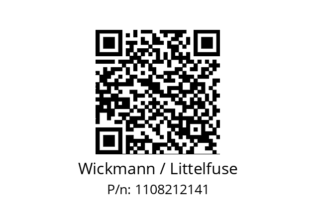   Wickmann / Littelfuse 1108212141