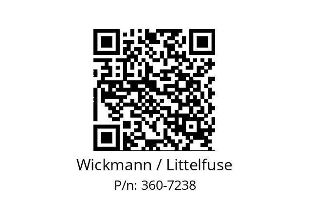   Wickmann / Littelfuse 360-7238