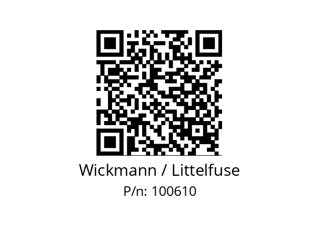   Wickmann / Littelfuse 100610