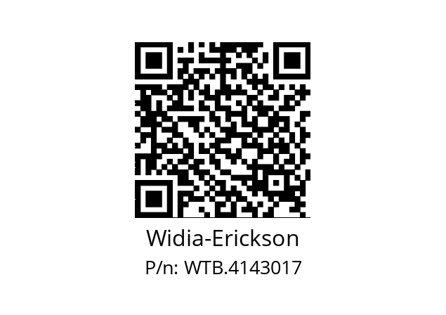   Widia-Erickson WTB.4143017