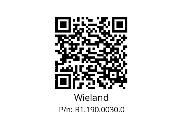   Wieland R1.190.0030.0