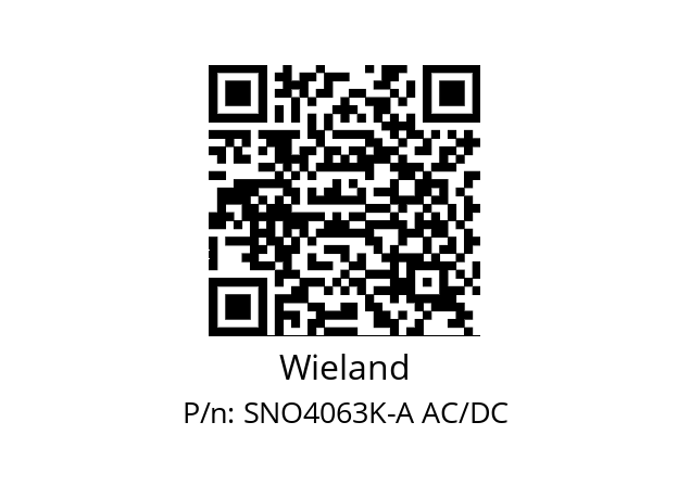   Wieland SNO4063K-A AC/DC