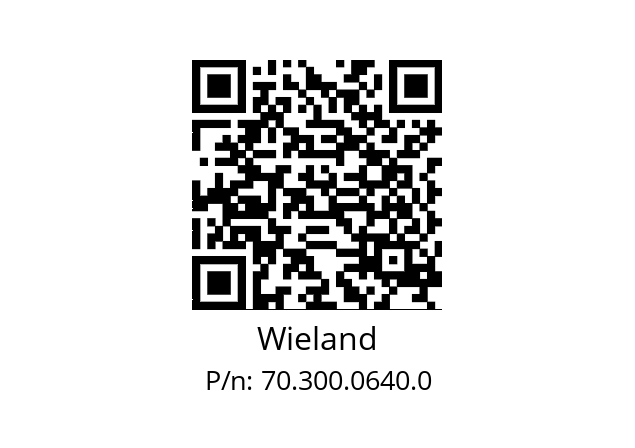   Wieland 70.300.0640.0