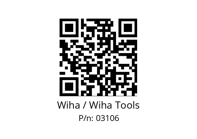   Wiha / Wiha Tools 03106